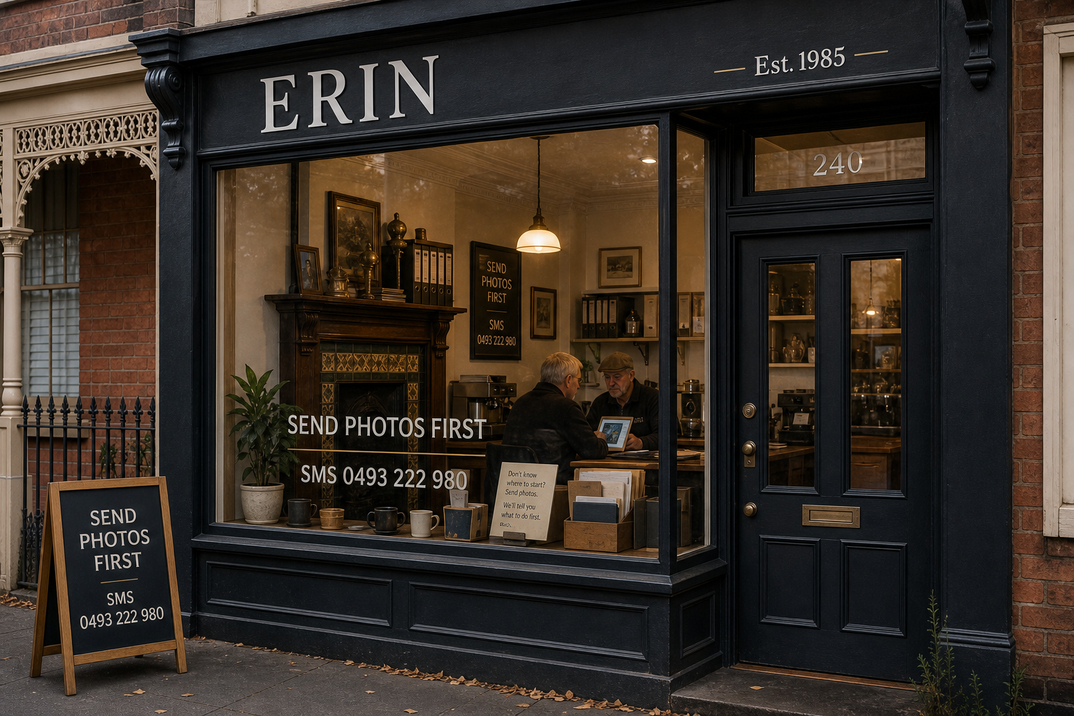 ERIN shopfront - local presence
